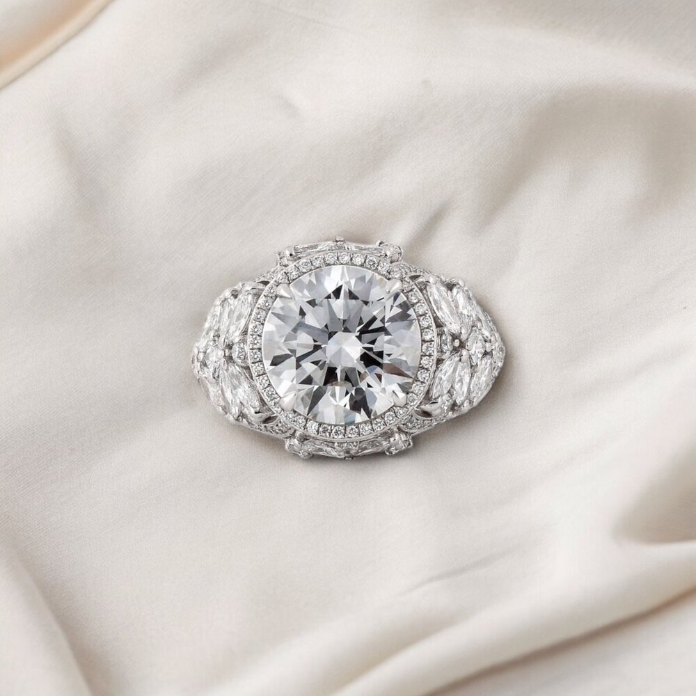 4 Carat Lab Grown Diamond Ring